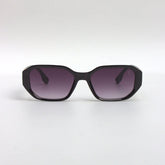 Black-Oval-Geometric-Sunglasses