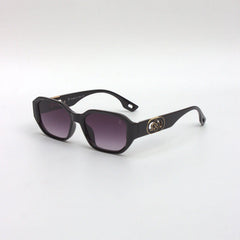 Black-Oval-Geometric-Sunglasses