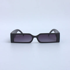 Black-Rectangular-Funky-Retro-Sunglasses