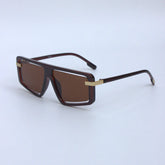 Brown-Oversize-Flattop-Funky-Sunglasses