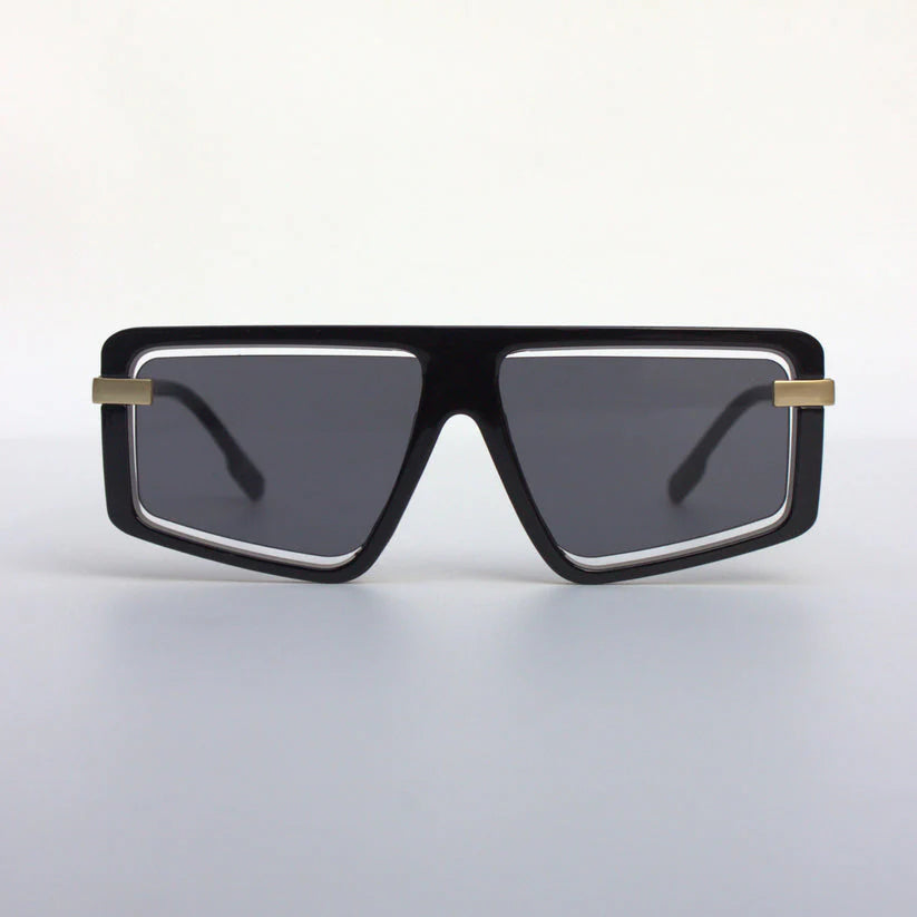 Black-Oversize-Flattop-Funky-Sunglasses