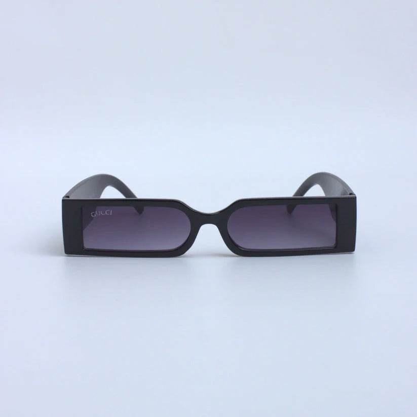 Black-Rectangular-Funky-Retro-Sunglasses