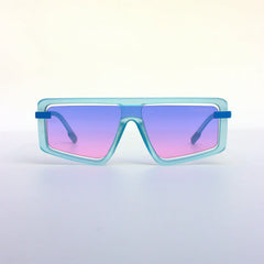 Blue-Oversize-Flattop-Funky-Sunglasses