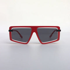 Red-Oversize-Flattop-Funky-Sunglasses