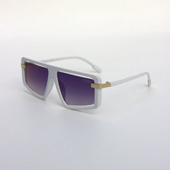 White-Oversize-Flattop-Funky-Sunglasses